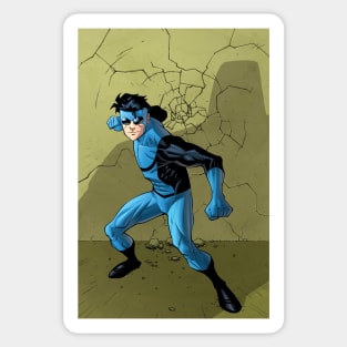 invincible poster Sticker